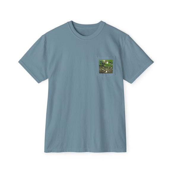 Everglades badge 4 Unisex Garment-Dyed Pocket T-Shirt