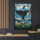 Glacier Bay Charley Harper Framed Giclee Print Stretched On Canvas-23