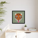 Cool Carnivore Charley Harper Giclee Framed Stretched On Canvas Print-109