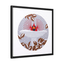 B-r-r-r-r-rdbath Charley Harper Framed Giclee Print on Stretched Canvas-37