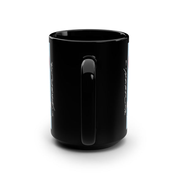 Charley Harper Headbanger Black Mug, 15oz