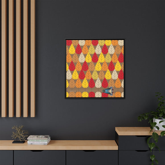 Octoberama Charley Harper Framed Giclee Print Stretched On Canvas