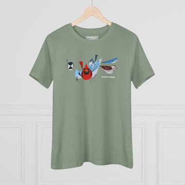 Bird Feeder's Charley Harper Women's Cotton Tee