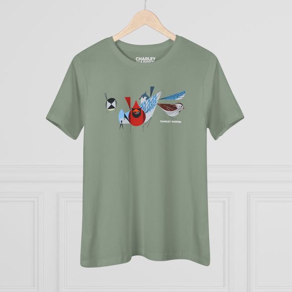 Bird Feeder's Charley Harper Women's Cotton Tee