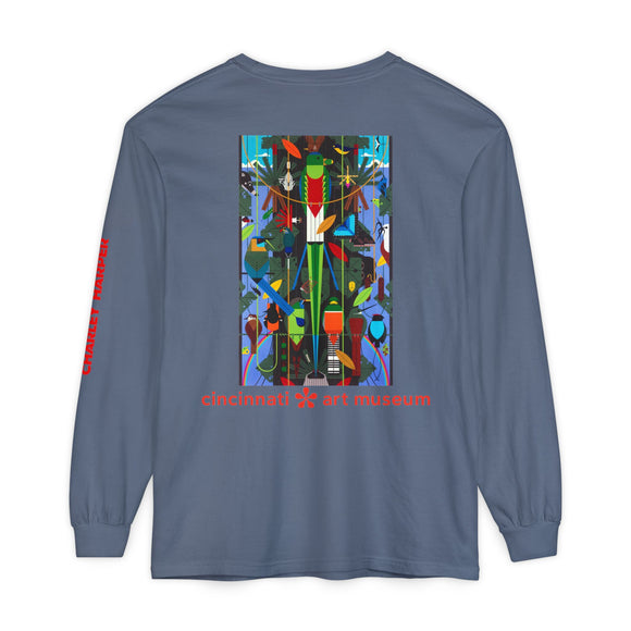 CAM Unisex Garment-dyed Long Sleeve T-Shirt