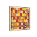 Octoberama Charley Harper Framed Giclee Print Stretched On Canvas-153