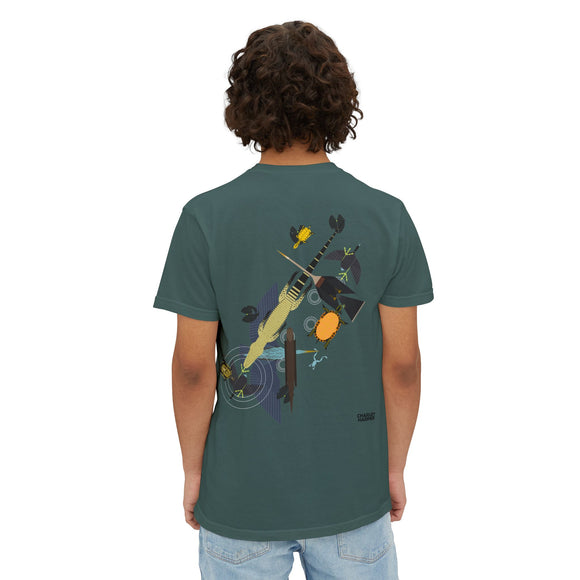 Everglades badge 3  Unisex Garment-Dyed Pocket T-Shirt