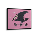 Eastern Kingbird Charley Harper Giclee on Matte Stretched Canvas-63