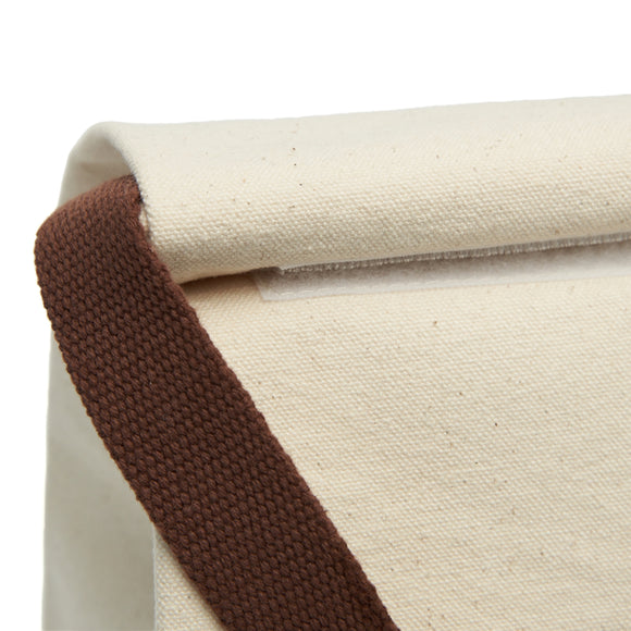 Cardinal Close Up Charley Harper Canvas Lunch Bag With Strap