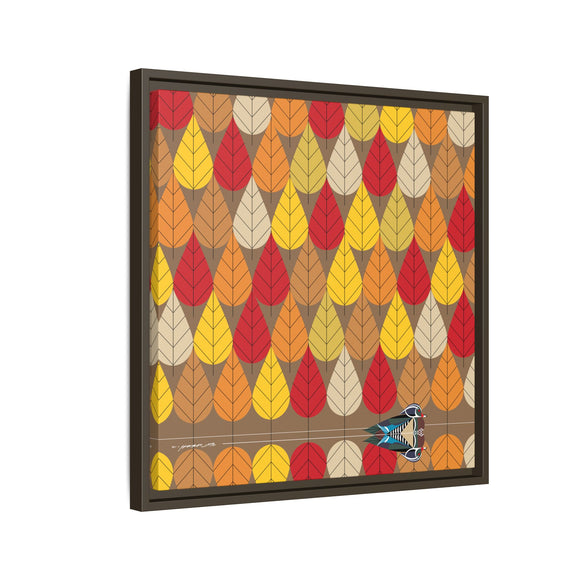 Octoberama Charley Harper Framed Giclee Print Stretched On Canvas