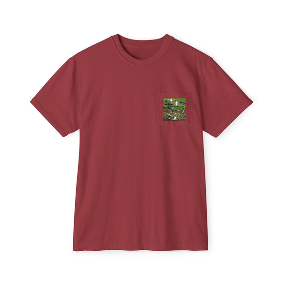 Everglades badge 4 Unisex Garment-Dyed Pocket T-Shirt