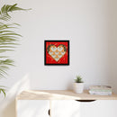 Vowlentine Charley Harper Framed Giclee Print on Stretched Canvas-48