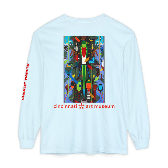CAM Unisex Garment-dyed Long Sleeve T-Shirt