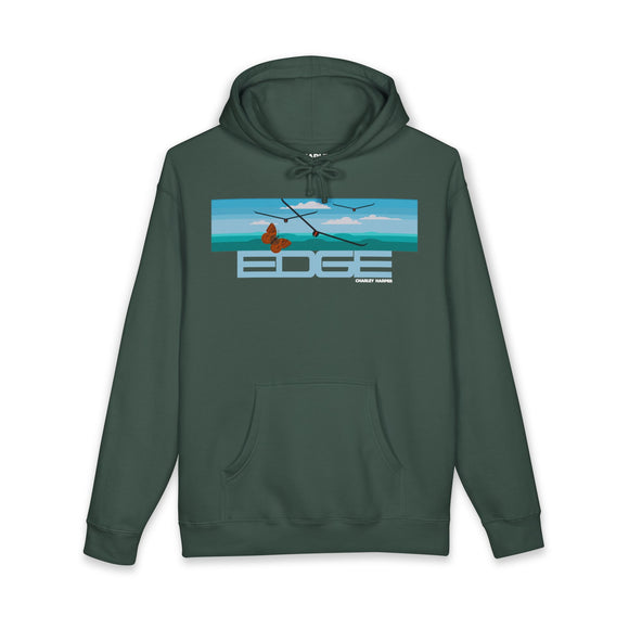 The Edge of Appalachia Monarch and Vultures Unisex Heavyweight Hooded Sweatshirt