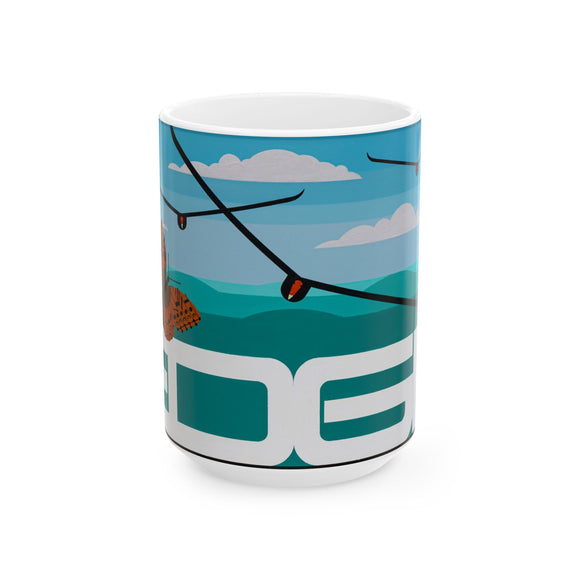 CAM EDGE OF APPAL MONARCH Ceramic Mug, 15oz
