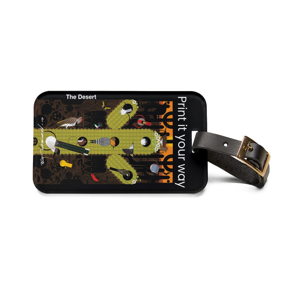 Charley Harper The Desert National Park Luggage Tag (1987)