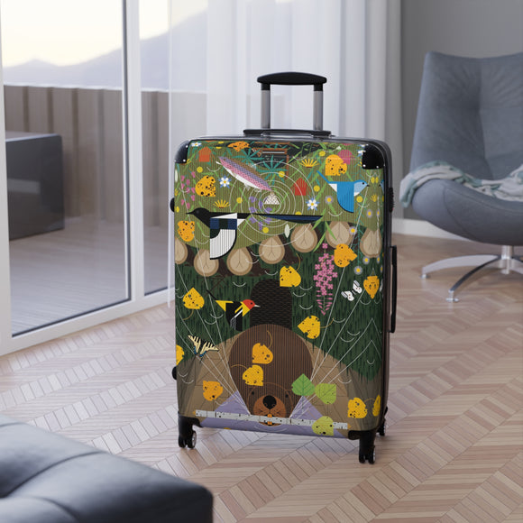 Charley Harper Rocky Mountain National Park Luggage