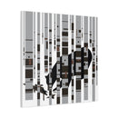 Bear in the Birches Charley Harper Giclee on Stretched Canvas-12