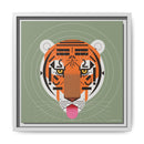 Cool Carnivore Charley Harper Giclee Framed Stretched On Canvas Print-18