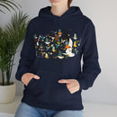 Charley Harper Mystery Of The Missing Migrants Unisex Heavy Blend™ Hooded Sweatshirt-83