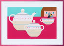 Tea Party Edie Harper Giclee Museum Quality Reproduction from Harper Original Archival Art-11