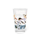 Charley Harper Strollin and Patrollin Pint Glass (16oz)-4
