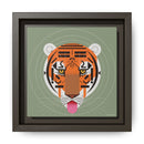 Cool Carnivore Charley Harper Giclee Framed Stretched On Canvas Print-11