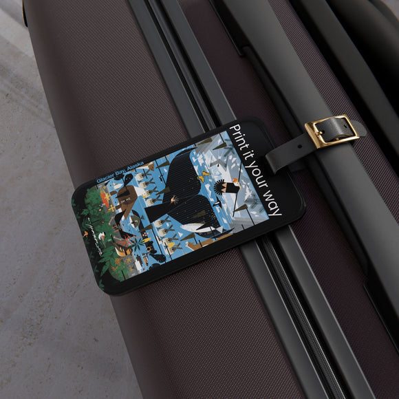 Charley Harper Glacier Bay, Alaska National Park Luggage Tag
