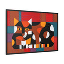 Edie Harper Crazy Cat Crazy Quilt Framed Giclee On Stretched Canvas Print-16