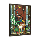 Charley Harper Sierra Range—National Park Service Commission 1990 Framed Giclee Wrapped Canvas Wall Art-22