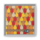 Octoberama Charley Harper Framed Giclee Print Stretched On Canvas-20