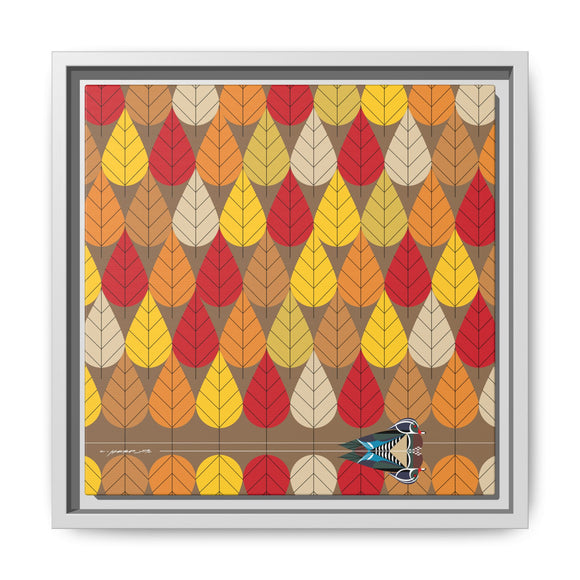 Octoberama Charley Harper Framed Giclee Print Stretched On Canvas