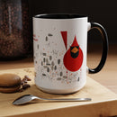 CAM BRANDED CARDINAL Accent Coffee Mug 15oz-6
