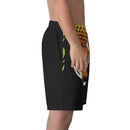 Charley Harper Tiger Men's Elastic Beach Shorts-5