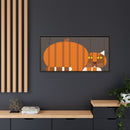 Peepkin Edie Harper Framed Giclee Print Stretched On Canvas-34