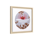 B-r-r-r-r-rdbath Charley Harper Framed Giclee Print on Stretched Canvas-115