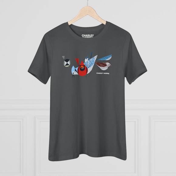 Bird Feeder's Charley Harper Women's Cotton Tee
