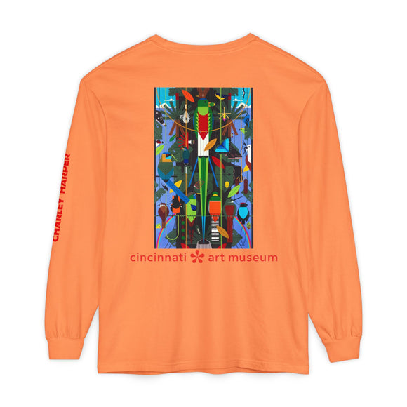 CAM Unisex Garment-dyed Long Sleeve T-Shirt