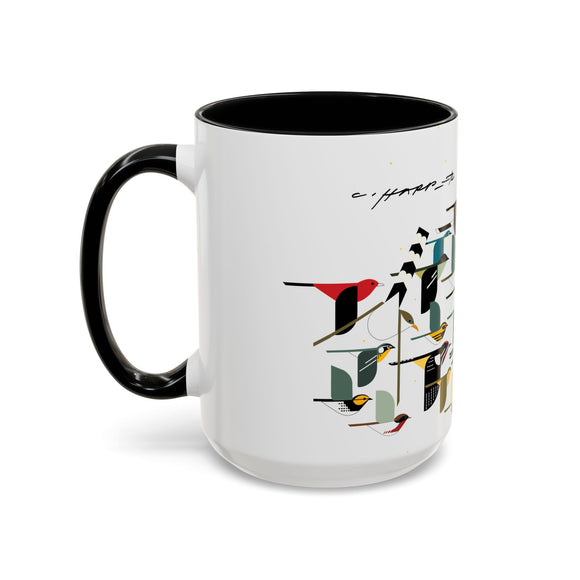 Mystery of the Missing Migrants Charley Harper Art Studio Classic Accent Mug 15oz