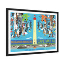 Cape May (Migration Mainline) Charley Harper Framed Poster-10