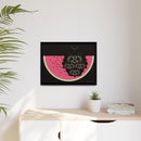 Watermelon Moon Charley Harper Framed Giclee Print on Matte Canvas-21