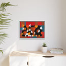 Edie Harper Crazy Cat Crazy Quilt Framed Giclee On Stretched Canvas Print-47