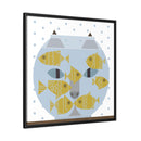 Fishful Thinking Edie Harper Framed Giclee Print on Stretched Canvas-44