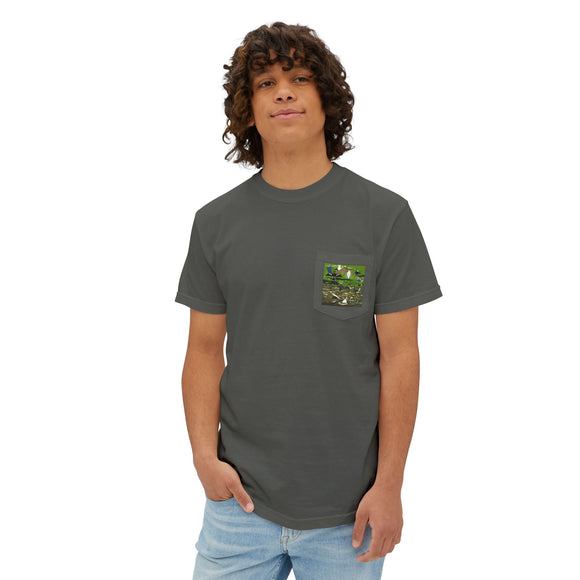 Everglades badge 4 Unisex Garment-Dyed Pocket T-Shirt