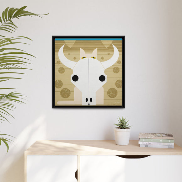 Cat Carson Western Scout Edie Harper Framed Giclee Print Stretched On Canvas