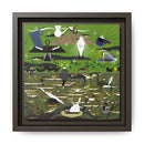 Charley Harper Florida Everglades Wall Art – Mid-Century Modern Geometric Bird Canvas with Minimal Wildlife Accents-21