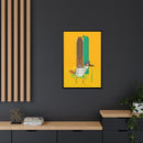 Tall Tail Charley Harper  Framed Giclee on Stretched Canvas Wall Art Southwest Mid-Century Modern Art-22