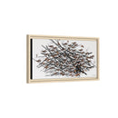 His Eyes Are On The Sparrow Charley Harper Framed Giclee Print Stretched on Canvas-53