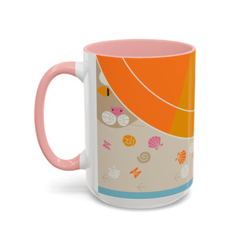 Sand Peeper Edie Harper Accent Coffee Mug  15oz