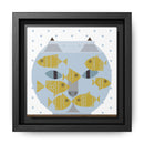 Fishful Thinking Edie Harper Framed Giclee Print on Stretched Canvas-9